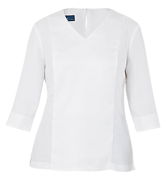 NNT Womens Satin Back Crepe 3/4 SLV V Neck BLS Classic Fit Blouse CAT9XK