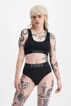 Bonds Womens Retro Rib Seamless Hi Hi Bikini High Waist & High Leg 3 Pack WU8FT