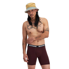 Bonds Mens Total Package Mid Trunk Smooth Viscose Bamboo Comfy Mid Length MWA9