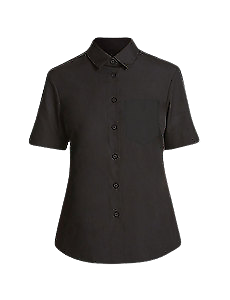 NNT Womens Short Sleeve Shirt Classic Fit Collared Business Shirt CATU8H