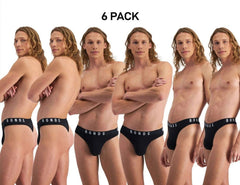 Bonds Mens Originals Gee No Side Seams Comfy Modern Streamline Pouch 6 Pack MWAW