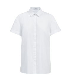 NNT Womens Maternity Shirt Relaxed Fit Slimline Collar Short Sleeve CATU95