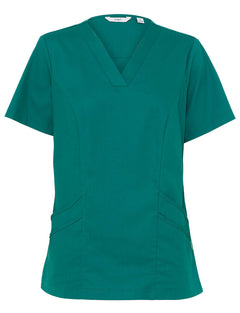 NNT Uniform Womens Next Gen Antibacterial Florence Scrub Top V Neck Nurse CATULM