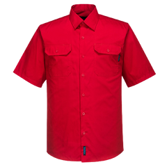 Portwest Hi-Vis Lightweight Short Sleeve Shirt Breathable Polo Shirt Work MS302