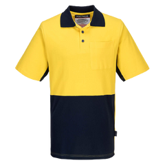Portwest Short Sleeve Cotton Pique Polo Breathable Cottong Shirt MD618