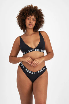 Bonds Womens Icons Super Logo Bikini Cotton Comfy Hi Leg Cut Undies 6 Pack WR4L