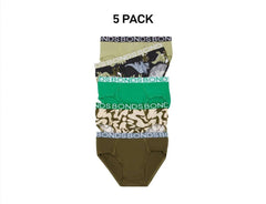 Bonds Boys Brief Soft Stretchable and Comfortable Contoured Fit 5 Pack UWNU5A