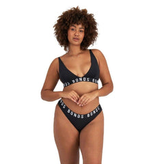 Bonds Womens Icons Super Logo Bikini Cotton Comfy Hi Leg Cut Undies WR4L