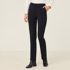 NNT Womens Crepe Lightweight Stretch Comfort Classic Straight Leg Pant CAT3YD