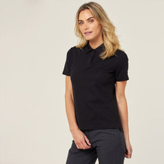 NNT Womens Cotton Pique Collared Soft Button Comfy Classic Polo CATUT4