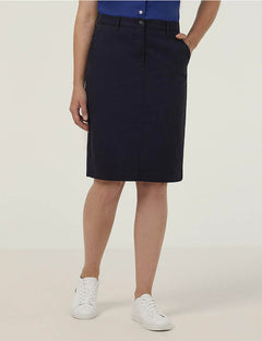 NNT Stretch Cotton Chino Skirt Formal Business Skirt Slim Fit Workwear CAT2RL