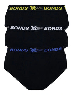 Bonds Mens X-Temp Brief Stretchy Wide Waistband Super Flat Seams 6 Pack MWHM3A