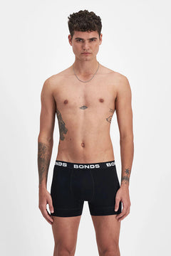 Bonds Mens Total Package Trunk Soft and Breathable Viscose Bamboo 3 Pack MWK83A