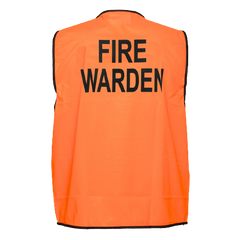 Portwest Fire Warden Hi-Vis Vest Class D Comfort Tape Work Safety MV118