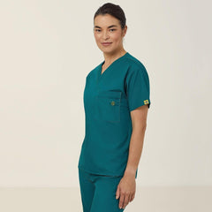 NNT Unisex Wonderwink 4 Pack Origins Pocket V Neck Scrub Top Alpha CATRE4