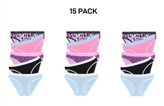 Bonds Girls Bikini Soft and Stretchy Perfect Everyday Coverage 15 Pack UWNV5A