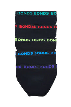 Bonds Mens Hipster Brief Super Soft Branded Elastic Waistband 15 Pack M8DMTX