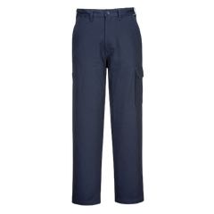 Portwest Cargo Pants Pre Shrunk Cotton Button Belt Adjustable Pant MP700