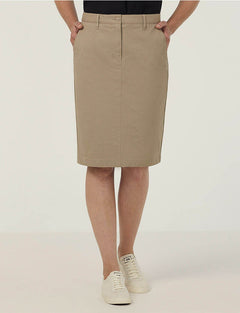 NNT Stretch Cotton Chino Skirt Formal Business Skirt Slim Fit Workwear CAT2RL