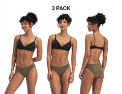 Bonds Womens Bloody Comfy Period Bikini Heavy Extra Protect Undies 3 Pack WTGNA