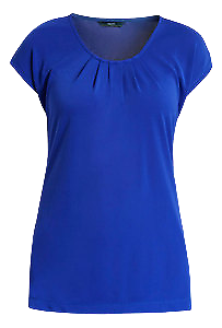 NNT Womens Discontinued Matt Jersey Extended Sleeve T-Top Pleated Blouse CAT4BF