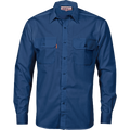 DNC Workwear Mens Polyester Cotton Work Shirt Long Sleeve Business Casual 3212
