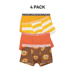Bonds Boys Trunk Supportive Pouch with Comfy Coverage and Elastic 4 Pack UWCF4A