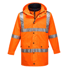 Portwest Argyle Full Day/Night 4-in-1 Jacket 2 Tone Reflective Work Safety MJ883