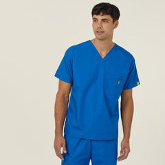 NNT Unisex Wonderwink 2 Pack Origins Pocket V Neck Scrub Top Alpha CATRE4