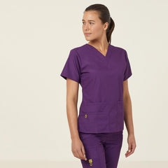 NNT Womens 2 Pack Wonderwink Origins V Neckline Comfy Scrub Top Bravo CATU66