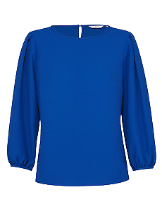 NNT Womens 3/4 Sleeve Crew Neck Top Comfortable Classic Fit Blouse CATUPM