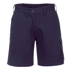 Portwest Ladies Cargo Shorts Breathabilty Navy Belt Button Shorts ML702