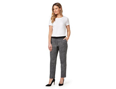 NNT Women Slim line Pant Slim Fit Stretch Comfort Doby Textured Tweed CAT3SF