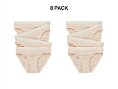 Bonds Girls Bikini Sport Super Soft Smooth Seams Moisture Wicking 8 Pack UWCW4A