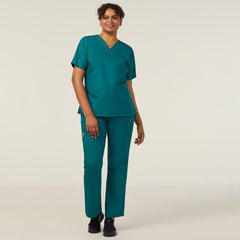NNT Womens 2 Pack Wonderwink Origins V Neckline Comfy Scrub Top Bravo CATU66