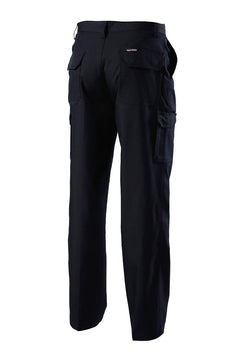 Mens Hard Yakka Cargo Workwear Pants Black Midnight Blue Safety Y02590