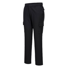 Portwest Stretch Cargo Combat Pants Slim Fit Reflective Trim Comfy Pant S231