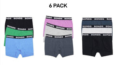 Bonds Mens Total Package Trunk Comfy Super Soft and Breathable 6 Pack MWK83A