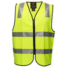 Portwest Fire Warden Zip Vest D/N 2 Tone Reflective Tape Work Safety MZ104