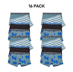 Bonds Boys Trunk Supportive Pouch with Comfy Coverage and Elastic 16 Pack UWCF4A