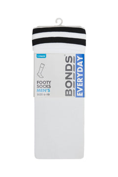 Bonds Mens Everyday Footy Football Sports Socks Comfy Arch Support SXMR1W