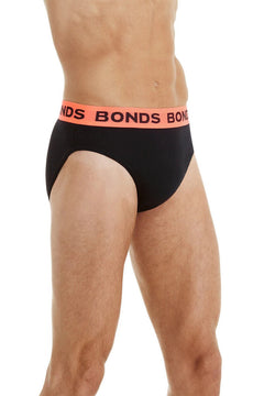 Bonds Mens Hipster Brief Super Soft Branded Elastic Waistband 10 Pack M8DMTX
