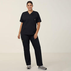 NNT Unisex Wonderwink 2 Pack Origins Pocket V Neck Scrub Top Alpha CATRE4