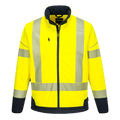 Portwest PW3 Hi-Vis Contrast Softshell (3L) 2 Tone Reflective Work Safety T404