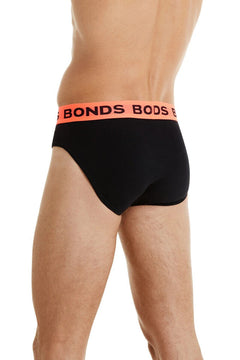 Bonds Mens Hipster Brief Super Soft Branded Elastic Waistband 10 Pack M8DMTX