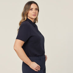 NNT Womens Cotton Pique Collared Soft Button Comfy Classic Polo CATUT4