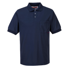 Portwest Short Sleeve Solid Colour Micro Mesh Polo Breathable Casual Shirt MP101