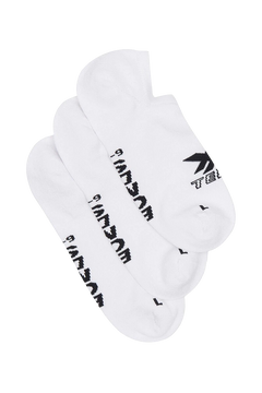 Bonds Mens Active X-Temp No Show 9 Pack Socks Non Slip White Sports Sock SXX43N