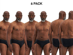 Bonds Mens Damn Dry Brief Protects Light Leaks and Sweats Anti Odour 6 Pack MWHV
