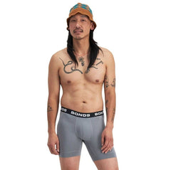 Bonds Mens Total Package Mid Trunk Smooth Viscose Bamboo Comfy Mid Length MWA9
